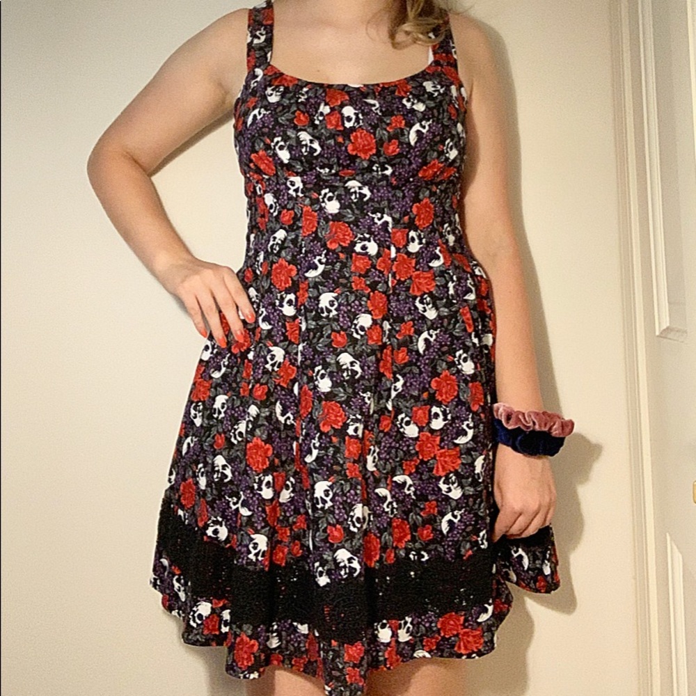 Skulls and Roses Dress